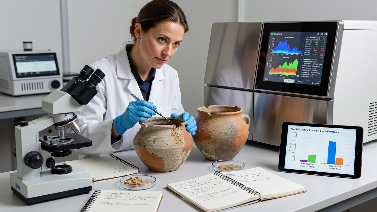 Residue Analysis on Prehistoric Clay Vessels Revealing Dietary Shifts Among Neolithic Communities